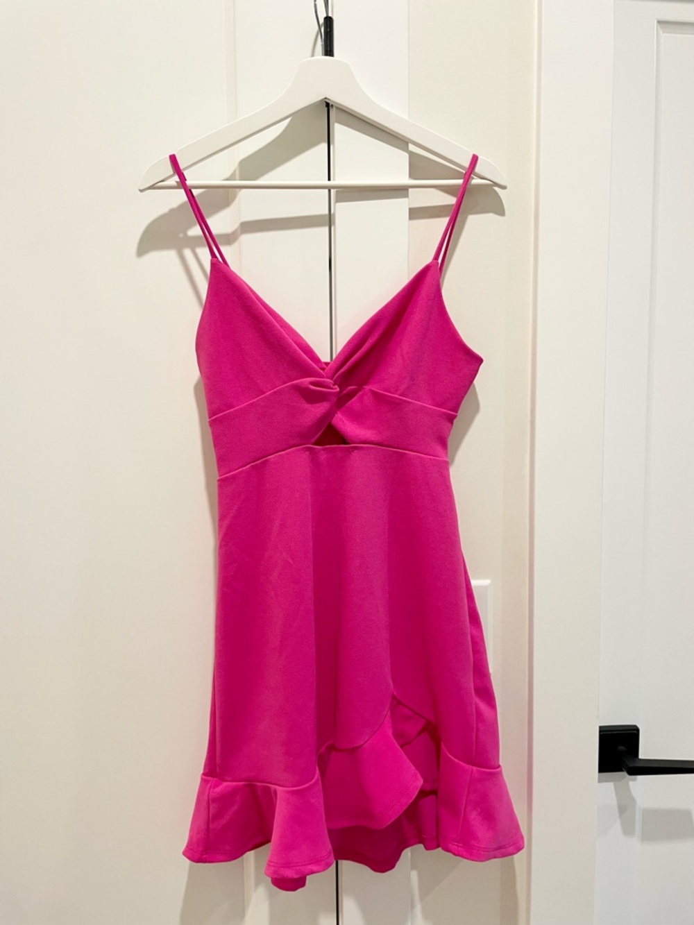 Fashion Nova “Without Your Kisses” Hot Pink Dress
